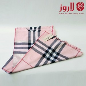 Burberry Scarf and Shawl - Pink with Lines