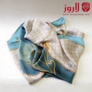 Gucci Scarf and Shawl - Blue and Gold